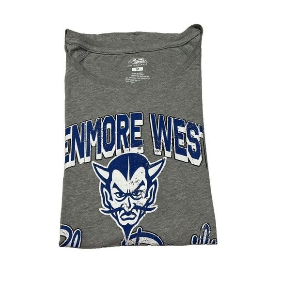 NWOT PEL-ATHLETIC Graphic T-shirt Kenmore West Blue Devils M - Picture 11 of 16
